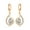 Crystal, variant on New Women's 3cm Long 1.2cm Wide Seahorse Tail Gemstone Earrings Great Valentine's Day Gifts