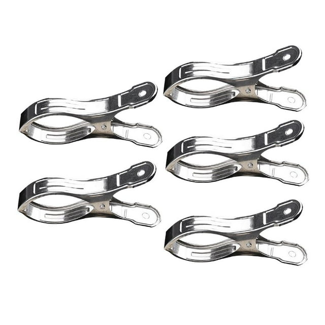 Clip de Resorte de Acero Inoxidable Macarena 5pcs 13cm