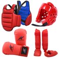 thumbnail image 1 of Protectores de pecho de karate para adultos engrosados, protectores de doble cara elásticos suaves para entrenamiento de boxeo para niños, 1 of 6