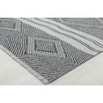 thumbnail image 7 of Rugs America Andres SN20A Sunray Geometric Vintage Black Area Rug, 5'3" x 7'0", 7 of 7