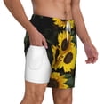 thumbnail image 4 of Xecao Japanese Were Blossoming for Men's Swimming Trunks Swim Trunks Quick Dry Swim Shorts with Mesh Lining Funny Swimwear Bathing Suits, 4 of 9