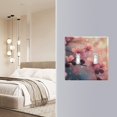 thumbnail image 5 of Dailycode Light Switch Plate Covers 2 Gang Wall Plate Plastics Outlet Covers for Kitchen Home Office Decor Pink Peach Blossoms, 5 of 8