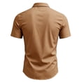Boyscolos Mens Slim Fit Shirt Short Sleeve Button Down Dress Shirt — free download