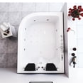 thumbnail image 3 of Whirlpool bathtub white 70.8″ x 47.2″ hot tub with Heater – Florence, 3 of 8