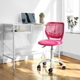 thumbnail image 3 of Silla giratoria de estudio FurnitureR ajustable en altura Rosa CARNATION, 3 of 6