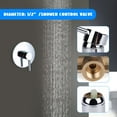 thumbnail image 4 of Wall Mounted Shower Hot and Cold Water Mixing Valve  Mixer Faucet Control Valve, 4 of 16