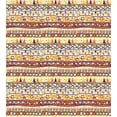 thumbnail image 3 of Prehistoric Duvet Cover Set, Mexican Style Doodles with Triangles Circles Folkloric Geometric Tribal, Decorative 2 Piece Bedding Set with 1 Pillow Shams, Twin Size, Multicolor, by Ambesonne, 3 of 3