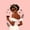 Brown Pink White, variant on Castle Fairy Empowering Girl With Crown Motif Twin Sheets 3pcs,Colorful Polka Dots Bedding,Black Purple Gold,1 Fitted Sheet, 1 Flat Sheet and 1 Pillowcase