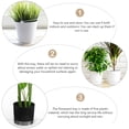thumbnail image 3 of 25pcs Simple FlowerPot Bandeja Home Plástico Flor Pot Base Planter Bandeja de agua, 3 of 7