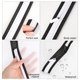 thumbnail image 3 of 12 fundas para ropa con cremallera, a prueba de polvo, impermeables, a prueba de humedad, a prueba de polvo, fundas protectoras transparentes para camisas, disfraces, abrigos, ropa, 3 of 4