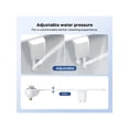 thumbnail image 4 of Eastvita Multifunctional Bidet Attachment & Portable Bidet Sprayer for Toilet Non Electric Self Cleaning Dual Nozzle Toilet Bidet Fresh Cold Water Sprayer Bidets for Existing Toilets w/, 4 of 8