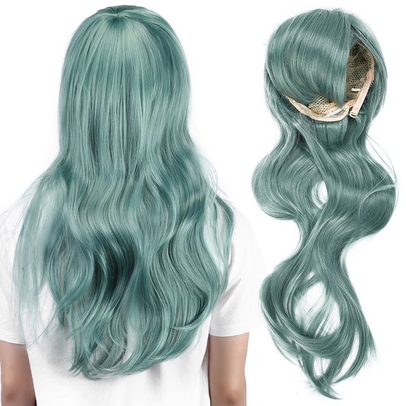 Pelucas onduladas BuyWeek largas y rizadas cabello rizado mujer