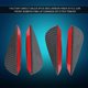 thumbnail image 1 of 4Pcs Universal ABS Carbon Fiber Car Front Bumper Fins Lip Spoiler Canards Trim Kit, 1 of 5