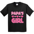 thumbnail image 3 of Inktastic Papas Girl Granddaughter Youth T-Shirt, 3 of 5