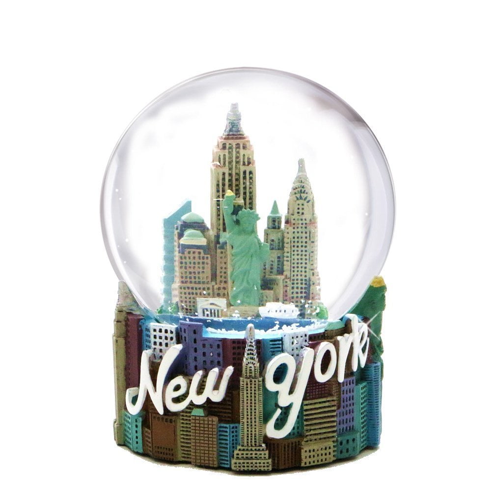 ZIZO New York City Snow Globe for Women Men and Kids Christmas Musical Snowglobe 7 inches