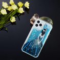 thumbnail image 5 of KAIYANG Funda para iPhone 16 Pro con patrón de arenas movedizas flotantes, carcasa trasera de TPU suave, diseño de perro, niña, multicolor, 5 of 5