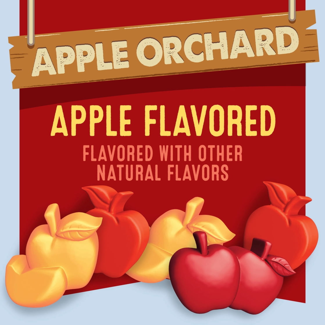 (4 pack) Mott's Fruit Flavored Snacks, Apple Orchard, Gluten Free Snack, Family Pack, 40 Ct, 32 oz