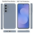 thumbnail image 3 of Silicone Case for Samsung Galaxy S25 FE, Takfox Durable and Stylish Drop Tested Soft Silicone Gel Rubber Slim Fit Shockproof Protection Phone Cover for Samsung Galaxy S25 FE 5G,Gray, 3 of 10