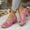 Pink 2, variant on Hoshose High Heel Sandals for Women Flower Summer Chunky Sandals