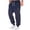 Navy, variant on FBMDBB Cotton Pants for Men Fleece Active Athletic Workout Jogger Sweatpants for Men with Pocket and Drawstring Size S-3xl
