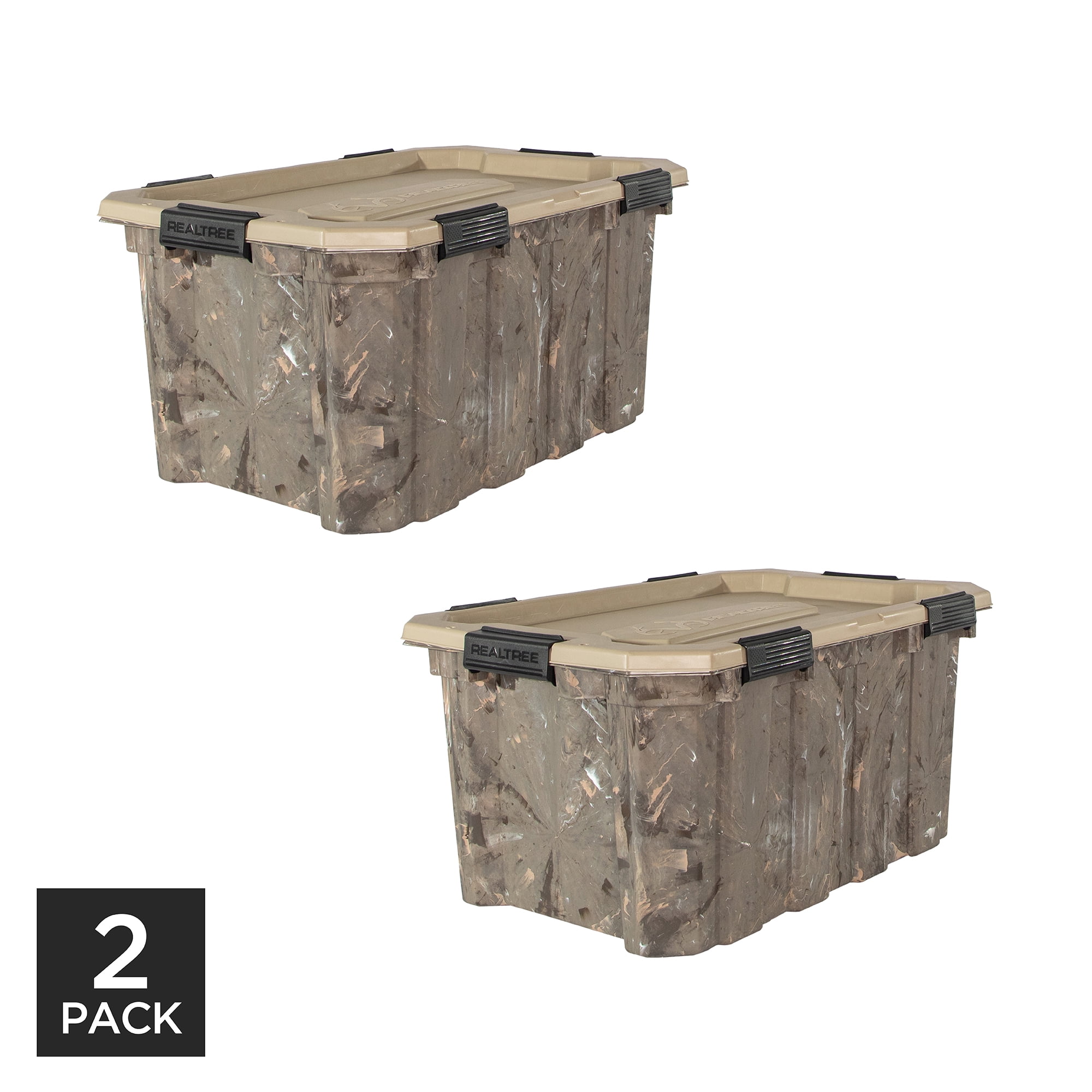 Rubbermaid 18 Gallon Tough Lids Storage Container Bin, Roughneck