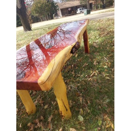 4 foot Live Edge Cedar Coffee Table