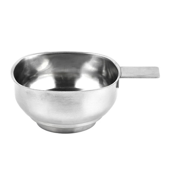 Embudo de aceite de acero inoxidable grueso, colador de cocina, embudo de boca ancha para cocina, 1 unidad