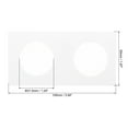thumbnail image 2 of Uxcell 2 x 2 Coin Flips 31.5mm Cardboard Coin Holder Paper Coin Holders, White 100 Pack, 2 of 7