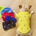 thumbnail image 7 of French Bulldog Embroidery Cotton Dog Shirts Pet Puppy T-Shirt Clothes Outfit Apparel Coats Tops, 7 of 7