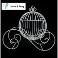 thumbnail image 2 of Wire Cinderella Pumpkin Carriage Centerpiece for Weddings, Events, Decoration, 2 of 2
