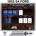 thumbnail image 2 of Detroit Iron OEM 1952-1954 Ford Shop Manuals, Sales Data & Parts Books Kit on USB, 2 of 3