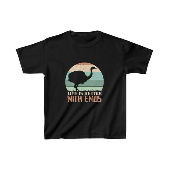 Life Is Better With Emus Kids T-Shirt