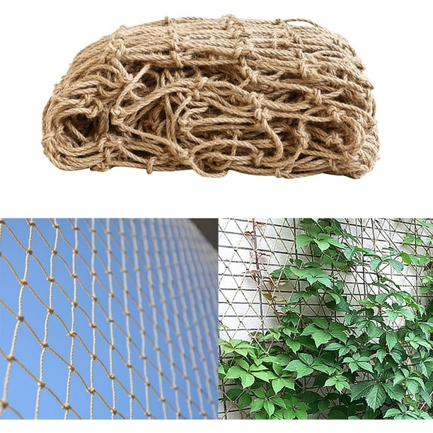 Plant Support Netting, Jute Netting Compostable Natural Garden Netting