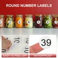 thumbnail image 3 of 0.8Inch Number Stickers, Number 39 Sticker Numbers Labels Round Small Vinyl Self Adhesive Label Circle Decals 500 Pcs 1 Roll for Photo Album Poster Table, Black, 3 of 6