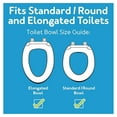 thumbnail image 2 of Lwory E-Z Lock Raised Toilet Seat With Handles, 5" Toilet Seat Riser with Arms, Fits Most Toilets, Handicap Toilet Seat, 2 of 7