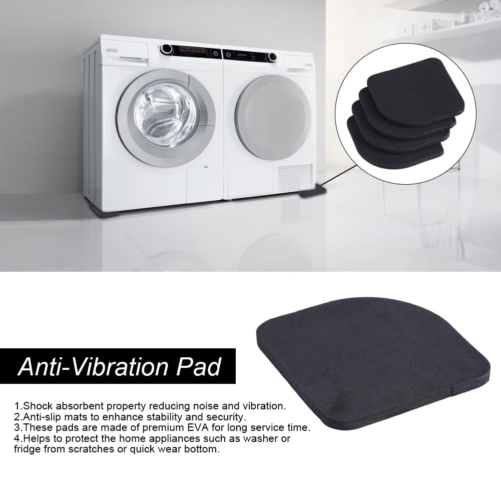 LHCER AntiVibration Pad,4Pcs Washing Machine Refrigerator EVA Anti