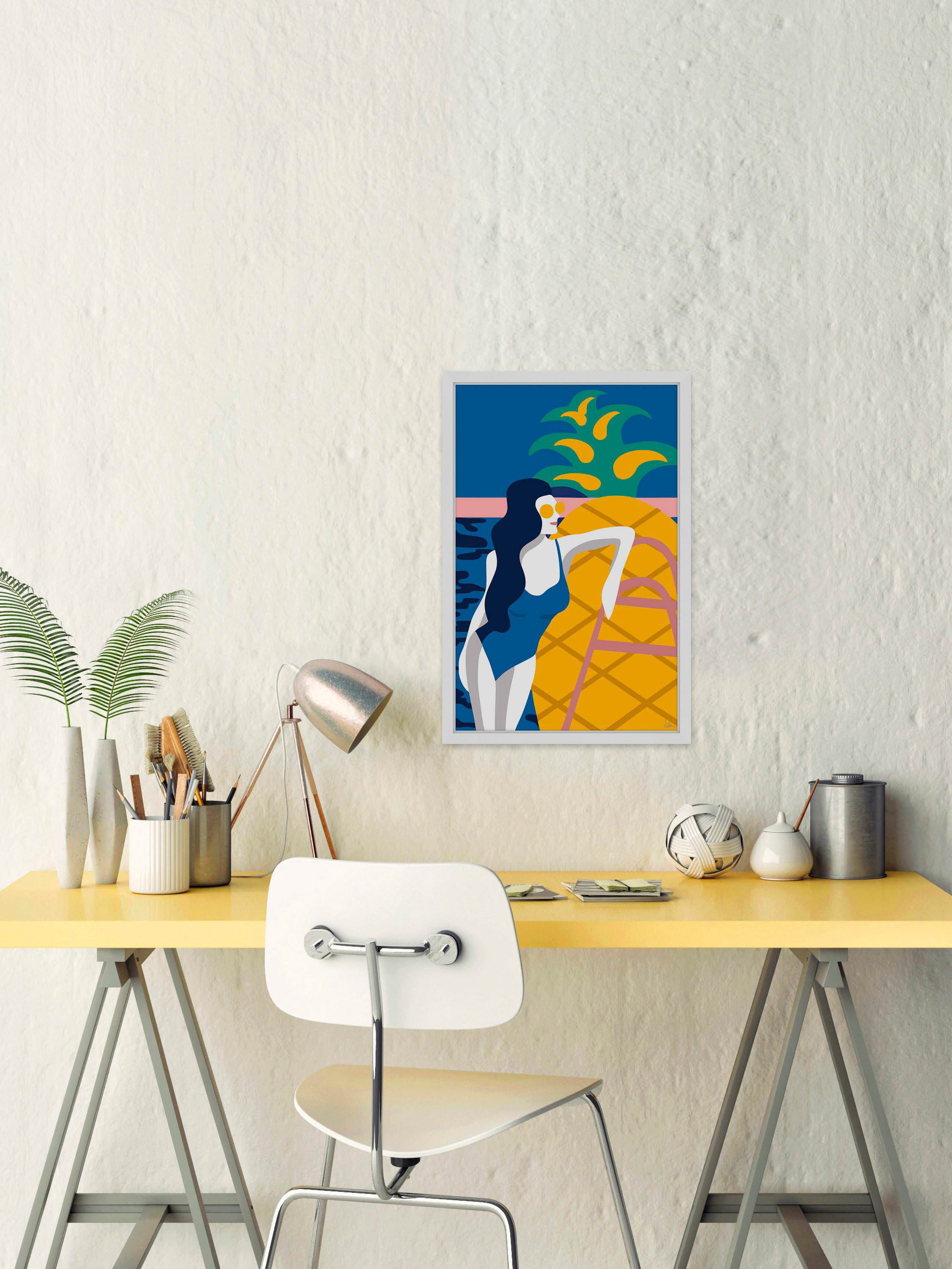 Summer Holiday Framed Painting Print