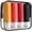 Red, variant on Mrsdry Travel Bottles for Toiletries, Tsa Approved 3oz Travel Size Containers BPA Free Leak Proof Refillable Liquid Silicone Squeezable Travel Accessories for Shampoo Conditioner Lotion (4 Pack)