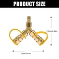 thumbnail image 6 of Quick Disconnect 3/8 Y Splitter Gas Quick Connect/Disconnect Separator Natural Gas Quick Connect Adapter Enduring, 6 of 7