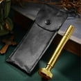 thumbnail image 4 of Christian Pocket Holy Water Sprinkler with Leather Carrying Case Religious Pocket Stainless Steel Holy Water Container, 4 of 5