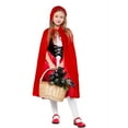 thumbnail image 3 of KAWELL Red Fancy Dress Costume Halloween with Hooded Cape, 3 of 7