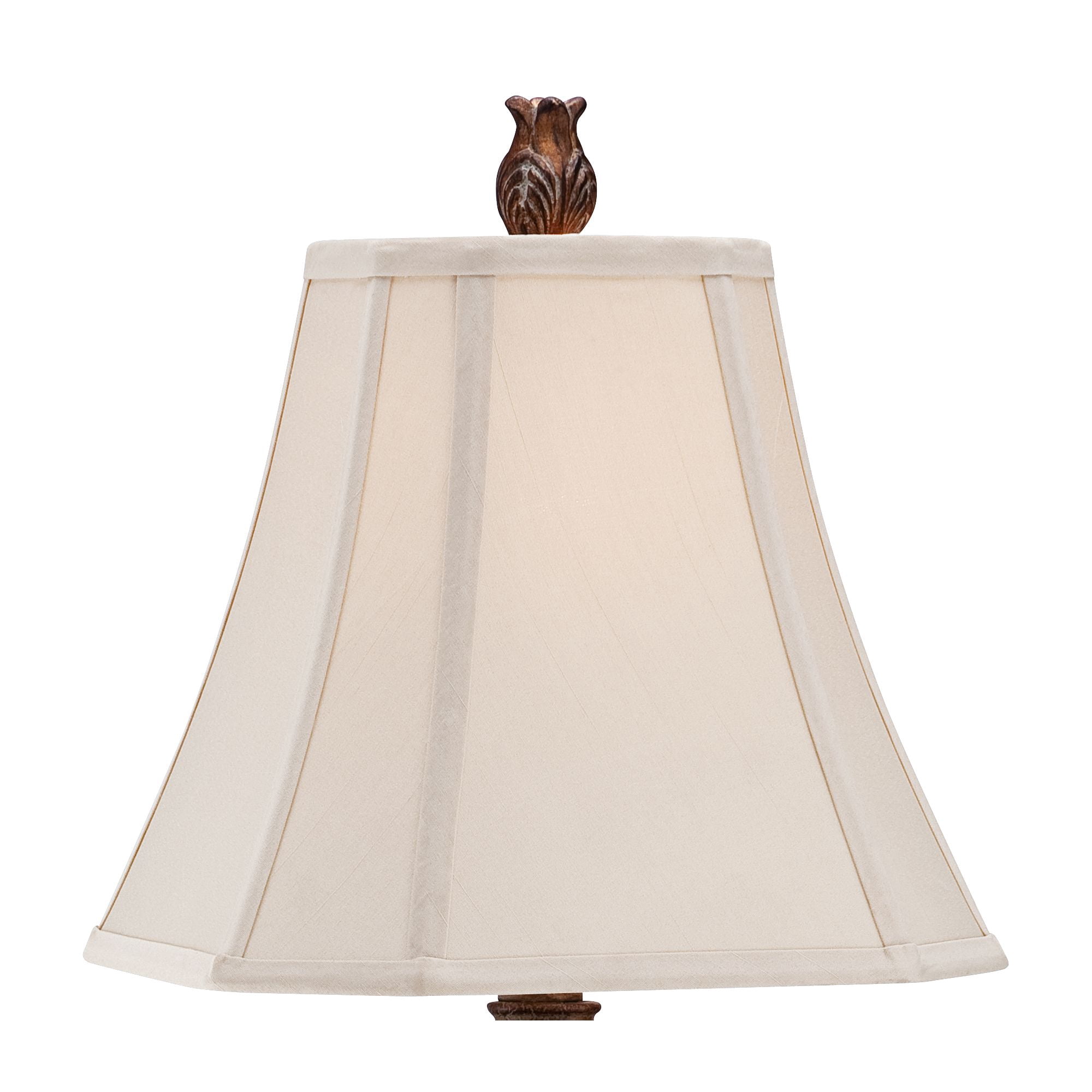 Regency Hill Thornewood 35 1/2" Tall Large Traditional End Table Lamp Brown Single Beige Shade Console Living Room Bedroom Bedside