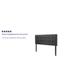 thumbnail image 4 of Flash Furniture Lennox Tufted Upholstered Full Size Headboard in Black Vinyl, 4 of 10