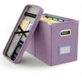 thumbnail image 1 of File Organizer Box File Box for Letter Size Files Storage Hanging File Folder Organizer with Mesh Pocket on Lid Portable Filing Box with Handle for Office/Home/School( ), 1 of 7