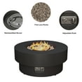 thumbnail image 6 of HongTaoK 32.5 inch Round Propane Fire Pit Table with Lava Rock, 50K BTU, Black, 6 of 9