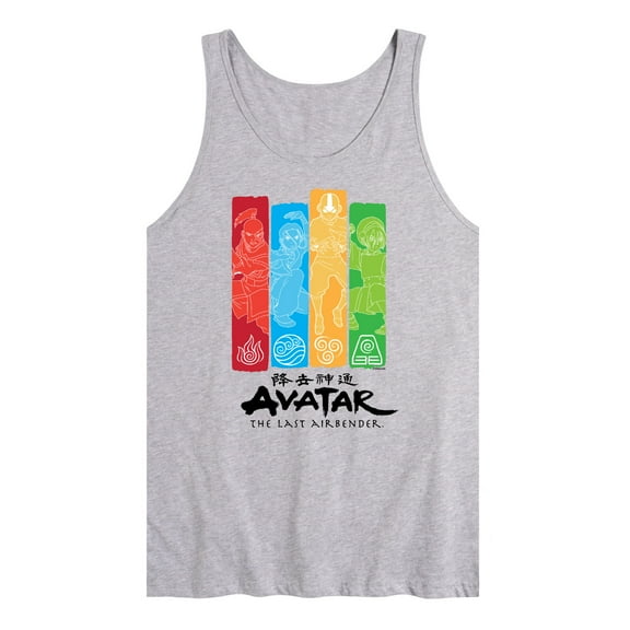 Avatar - The Last Airbender - Four Nations - Men's Jersey Tank Top