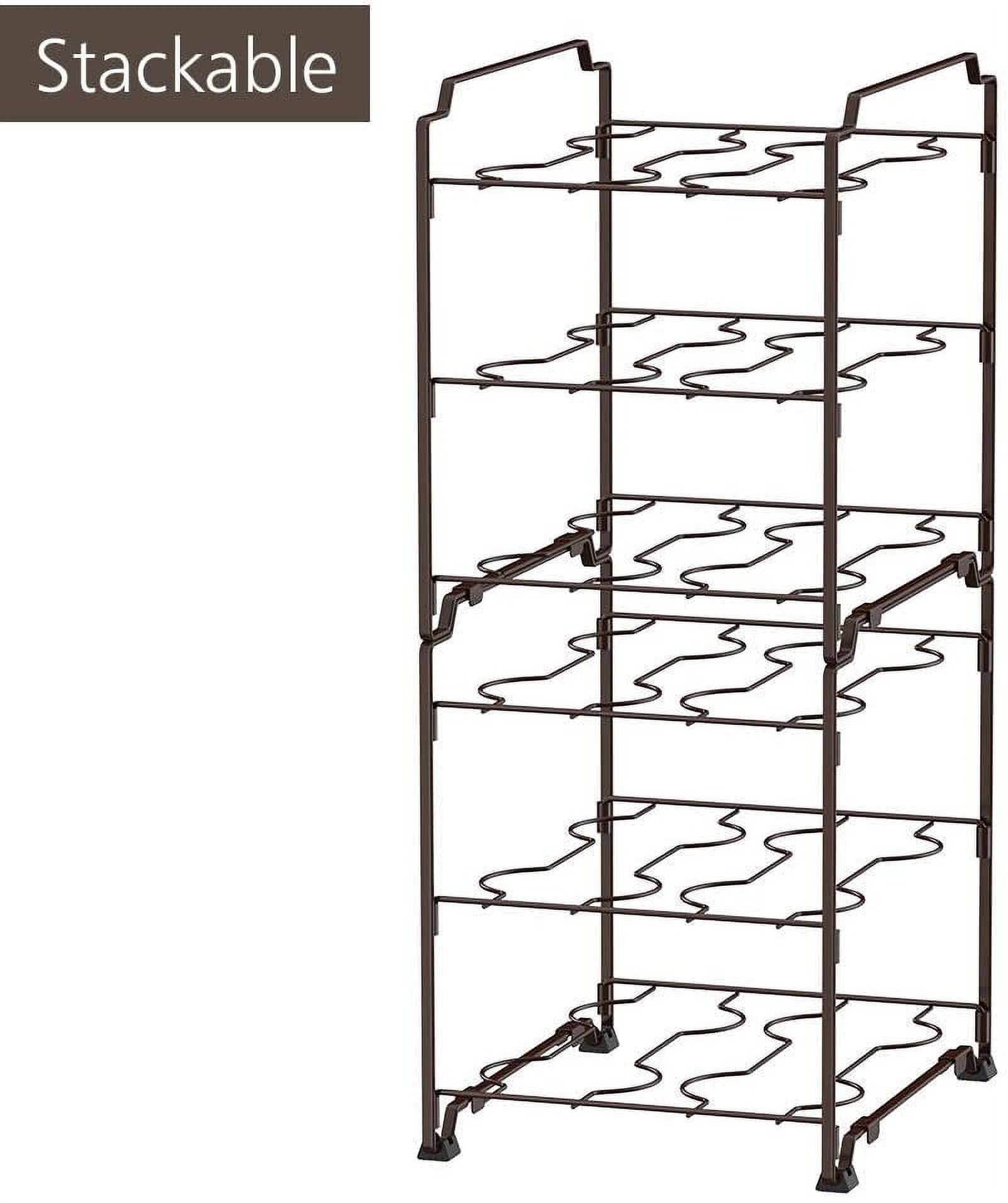 Kitchen Wrap Organizer Rack 2 Pack