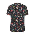 thumbnail image 3 of Balery Forest Flora and Insects Baseball Jersey for Men Casual Button Down Shirts Short Sleeve Active Team Sports Uniform-4X-Large, 3 of 9