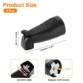 thumbnail image 2 of Uxcell 2Pack Bath Slip-On Diverter Tub Spout with Pull-Up Diverter, Zinc Alloy, Black, 2 of 6