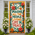 thumbnail image 5 of Floral Theme Hello Spring Banner Butterfly Accents Spring Display Colorful Design 3D Lettering Floral Backdrop for Spring Party Garden Gathering Outdoor Event, 5 of 9